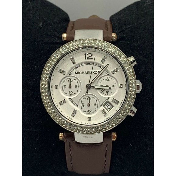 Michael Kors MK5353 Women\'s Brown Leather Analog S main image 9